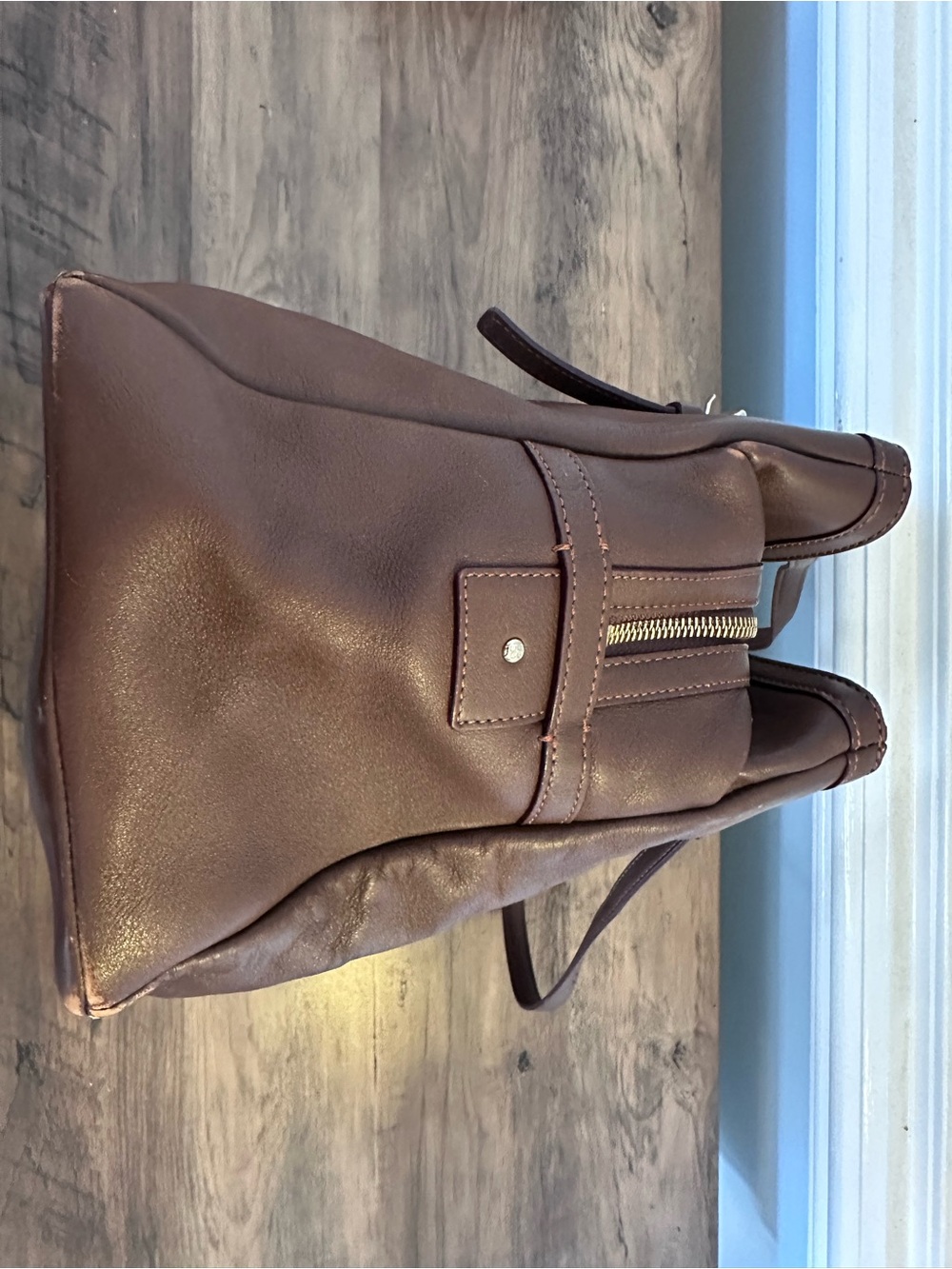 Kate Spade Brown Leather Triple Compartment Shoulder Bag PXRU1109 - Picture 10 of 12